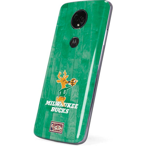 NBA Milwaukee Bucks Hardwood Classics Moto E5 Plus Skin