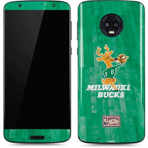 NBA Milwaukee Bucks Hardwood Classics Moto G6 Skin