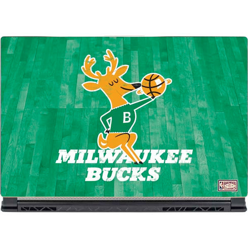 NBA Milwaukee Bucks Hardwood Classics MSI GS65 Stealth Laptop Skin