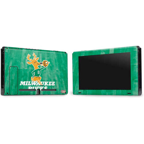 NBA Milwaukee Bucks Hardwood Classics Nintendo Switch Bundle Skin
