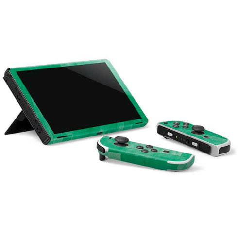 NBA Milwaukee Bucks Hardwood Classics Nintendo Switch OLED (2021) Skin