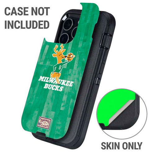 NBA Milwaukee Bucks Hardwood Classics Otterbox Defender iPhone Skin