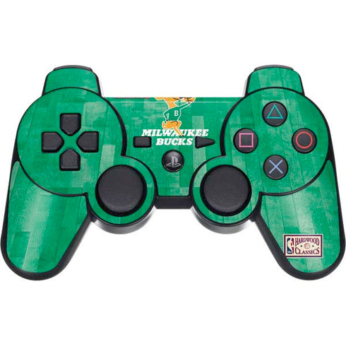 NBA Milwaukee Bucks Hardwood Classics PS3 Dual Shock wireless controller Skin