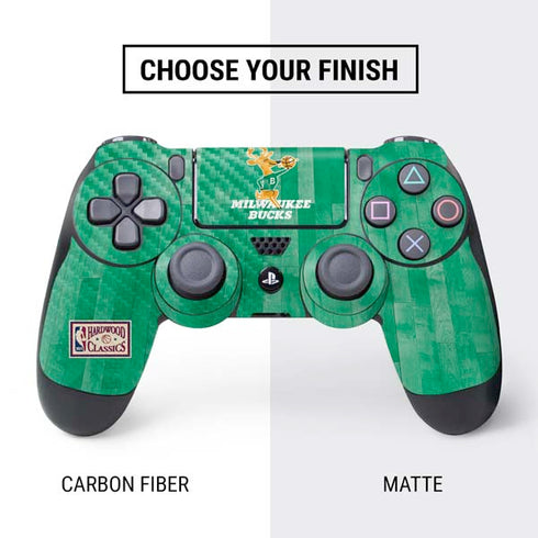 NBA Milwaukee Bucks Hardwood Classics PS4 Controller Skin