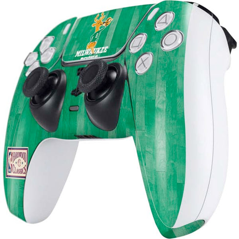 NBA Milwaukee Bucks Hardwood Classics PS5 Controller Skin
