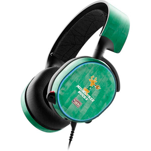 NBA Milwaukee Bucks Hardwood Classics SteelSeries Arctis 3 Skin