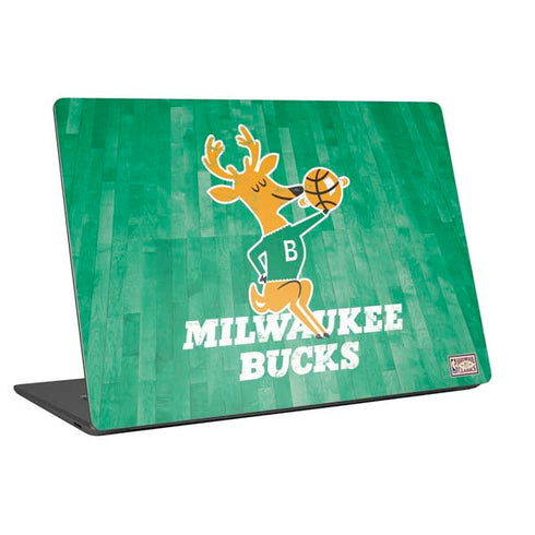 NBA Milwaukee Bucks Hardwood Classics Universal Laptop 12in (9.8 x 6.8in) Skin