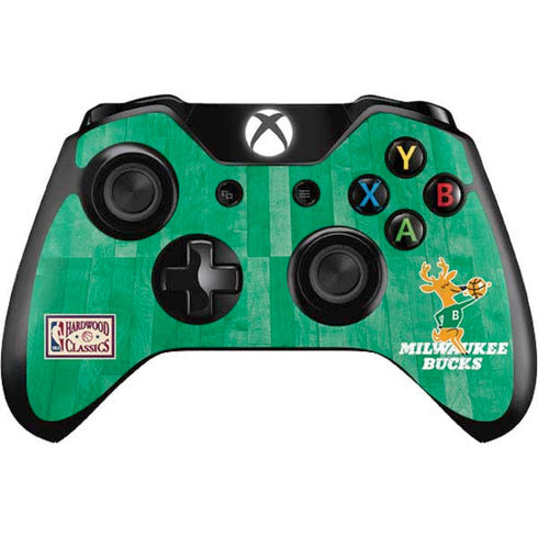 NBA Milwaukee Bucks Hardwood Classics Xbox One Controller Skin