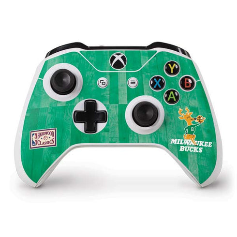 NBA Milwaukee Bucks Hardwood Classics Xbox One S Controller Skin