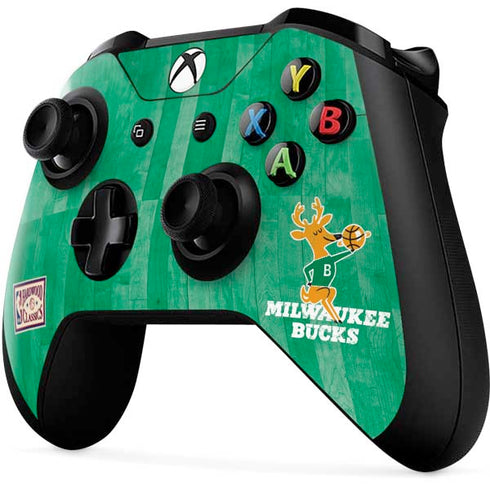 NBA Milwaukee Bucks Hardwood Classics Xbox One X Controller Skin