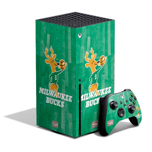 NBA Milwaukee Bucks Hardwood Classics Xbox Series X Bundle Skin