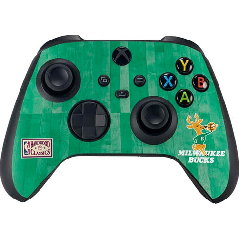NBA Milwaukee Bucks Hardwood Classics Xbox Series X Controller Skin