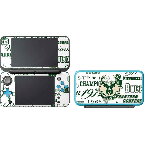 NBA Milwaukee Bucks Historic Blast New Nintendo 2DS XL (2017) Skin