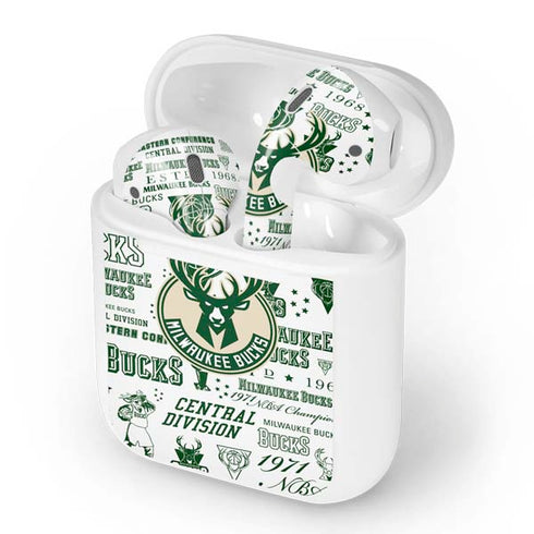 NBA Milwaukee Bucks Historic Blast New Apple AirPods Skin