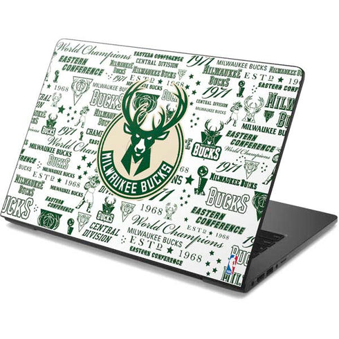 NBA Milwaukee Bucks Historic Blast New Dell Chromebook Skin