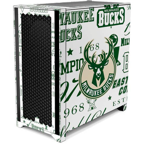 NBA Milwaukee Bucks Historic Blast New Corsair 4000D Tempered Glass Mid-Tower ATX Case Skin