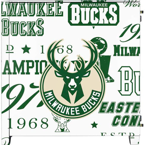 NBA Milwaukee Bucks Historic Blast New Corsair 4000D Tempered Glass Mid-Tower ATX Case Skin
