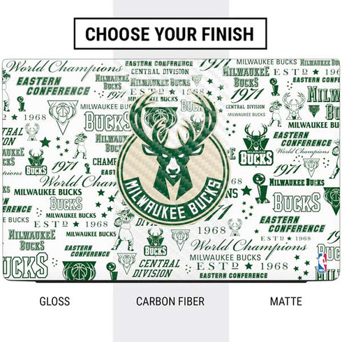NBA Milwaukee Bucks Historic Blast New Dell Vostro Skin