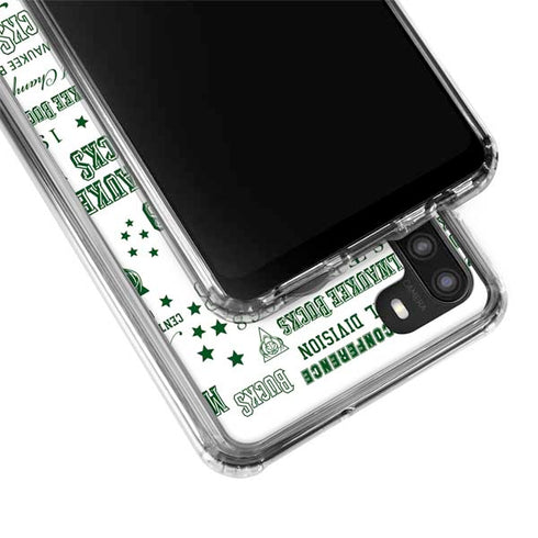 NBA Milwaukee Bucks Historic Blast New Galaxy A21 Clear Case