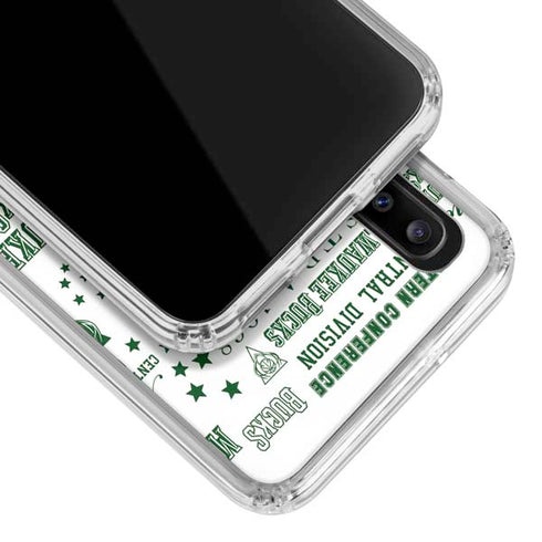 NBA Milwaukee Bucks Historic Blast New Galaxy A30 Clear Case