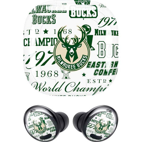 NBA Milwaukee Bucks Historic Blast New Galaxy Buds Pro Skin