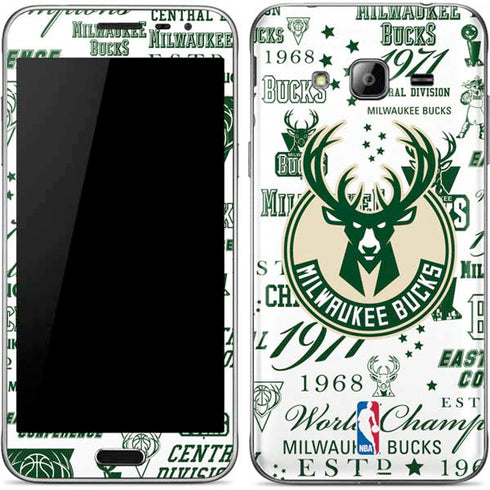 NBA Milwaukee Bucks Historic Blast New Galaxy J3 Skin