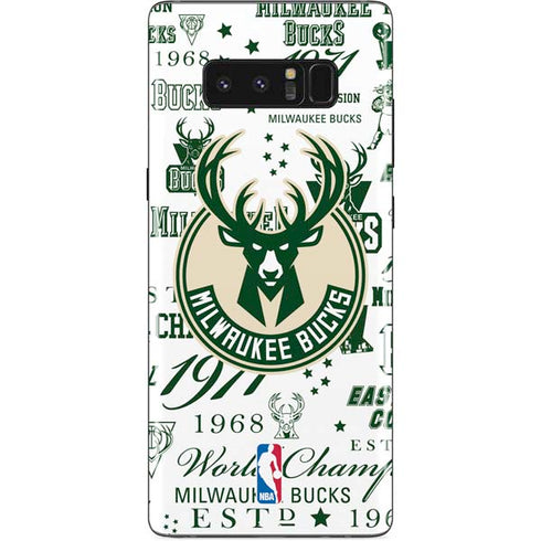 NBA Milwaukee Bucks Historic Blast New Galaxy Note 8 Skin