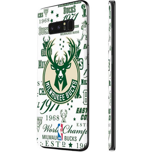 NBA Milwaukee Bucks Historic Blast New Galaxy Note 8 Skin