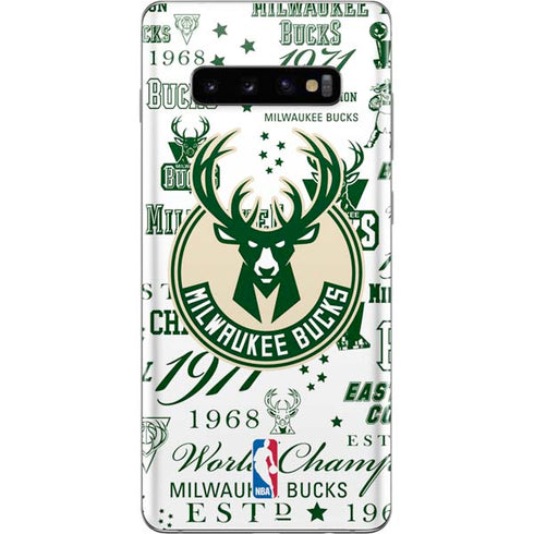 NBA Milwaukee Bucks Historic Blast New Galaxy S10 Plus Skin