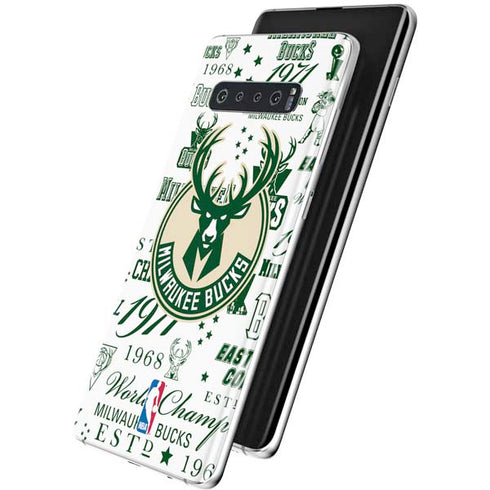 NBA Milwaukee Bucks Historic Blast New Galaxy S10 Skin