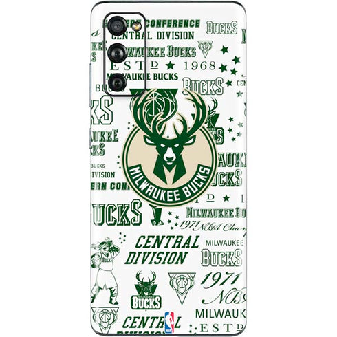 NBA Milwaukee Bucks Historic Blast New Galaxy S20 Fan Edition Skin