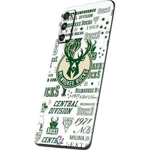 NBA Milwaukee Bucks Historic Blast New Galaxy S20 Fan Edition Skin