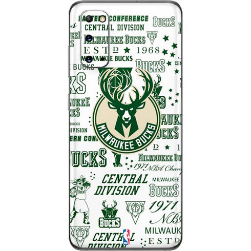 NBA Milwaukee Bucks Historic Blast New Galaxy S20 Skin