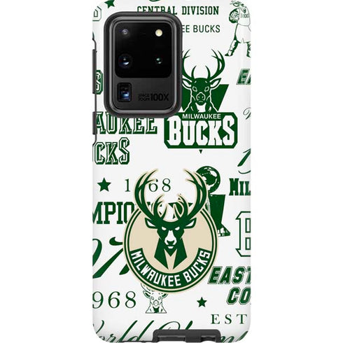 NBA Milwaukee Bucks Historic Blast New Galaxy S20 Ultra 5G Pro Case