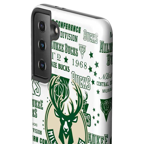 NBA Milwaukee Bucks Historic Blast New Galaxy S21 FE Pro Case