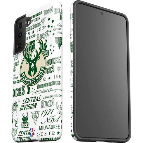 NBA Milwaukee Bucks Historic Blast New Galaxy S21 FE Pro Case