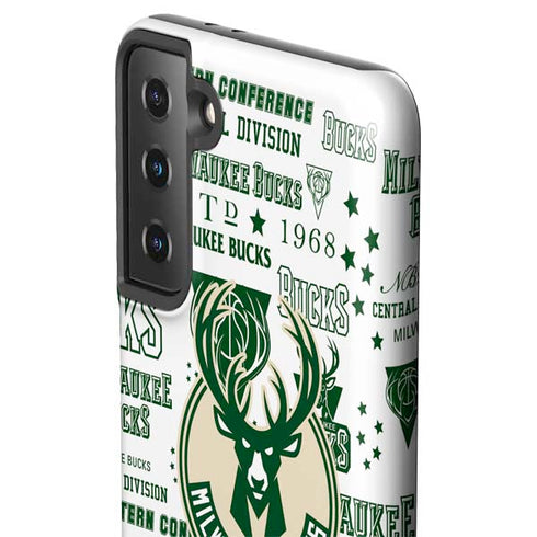 NBA Milwaukee Bucks Historic Blast New Galaxy S21 Plus 5G Pro Case
