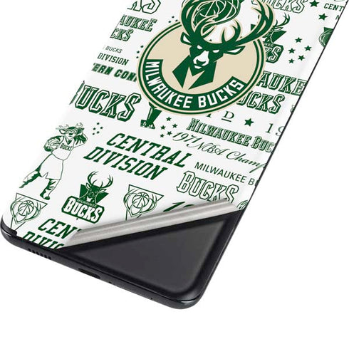 NBA Milwaukee Bucks Historic Blast New Galaxy S21 Plus 5G Skin