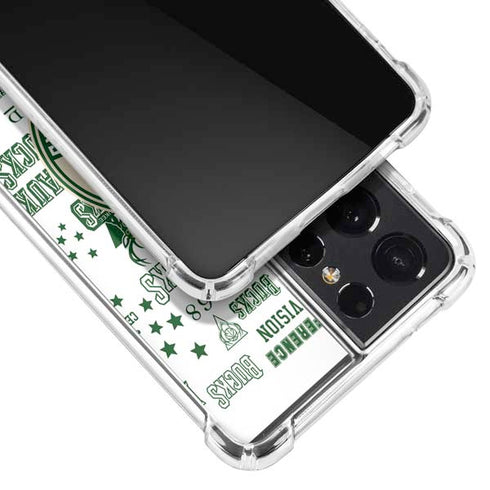 NBA Milwaukee Bucks Historic Blast New Galaxy S21 Ultra 5G Clear Case