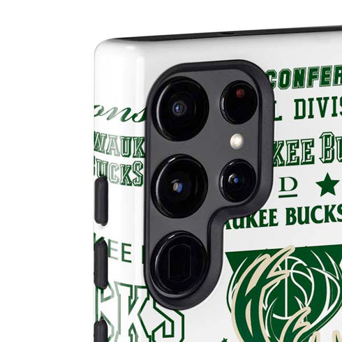 NBA Milwaukee Bucks Historic Blast New Galaxy S22 Ultra Pro Case