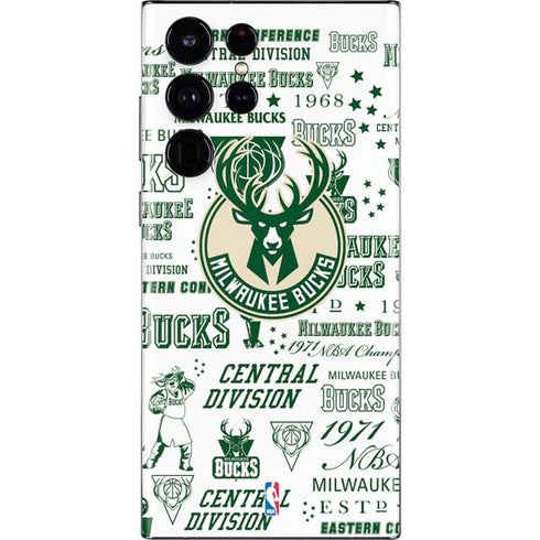 NBA Milwaukee Bucks Historic Blast New Galaxy S22 Ultra Skin
