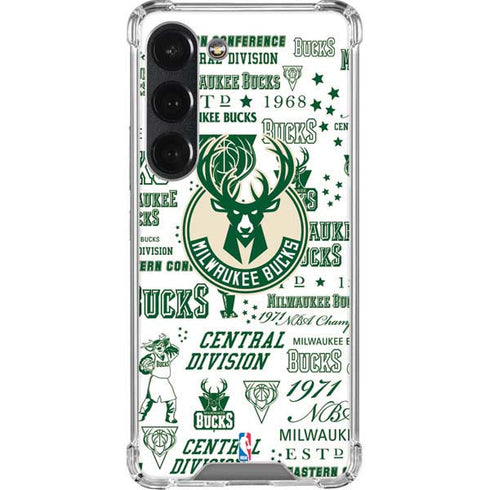 NBA Milwaukee Bucks Historic Blast New Galaxy S23 Clear Case