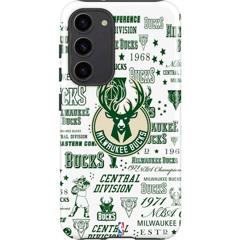 NBA Milwaukee Bucks Historic Blast New Galaxy S23 Plus Pro Case