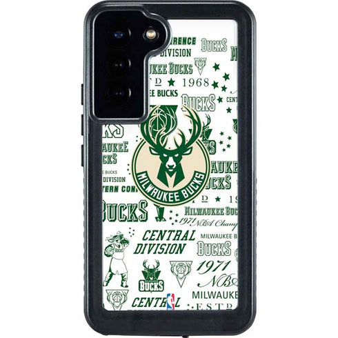 NBA Milwaukee Bucks Historic Blast New Galaxy S23 Plus Waterproof Case
