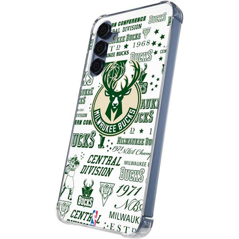 NBA Milwaukee Bucks Historic Blast New Galaxy S24 Clear Case