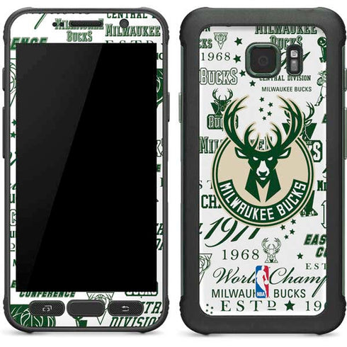 NBA Milwaukee Bucks Historic Blast New Galaxy S7 Active Skin