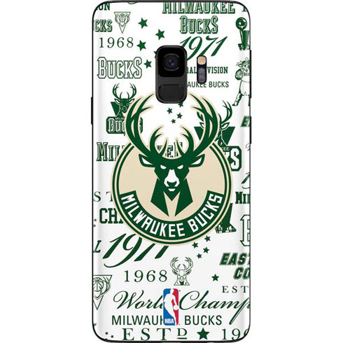 NBA Milwaukee Bucks Historic Blast New Galaxy S9 Skin