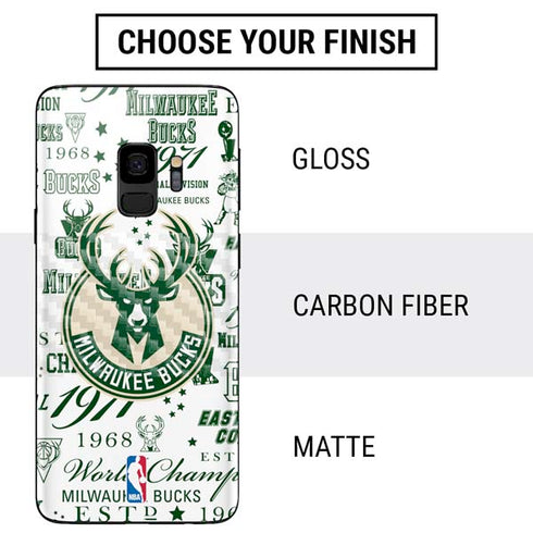 NBA Milwaukee Bucks Historic Blast New Galaxy S9 Skin