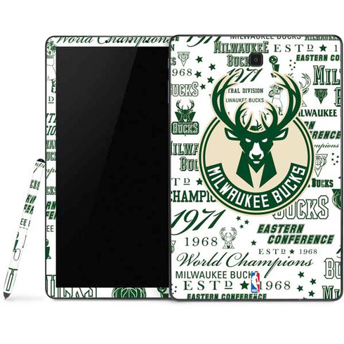 NBA Milwaukee Bucks Historic Blast New Samsung Galaxy Tab Skin