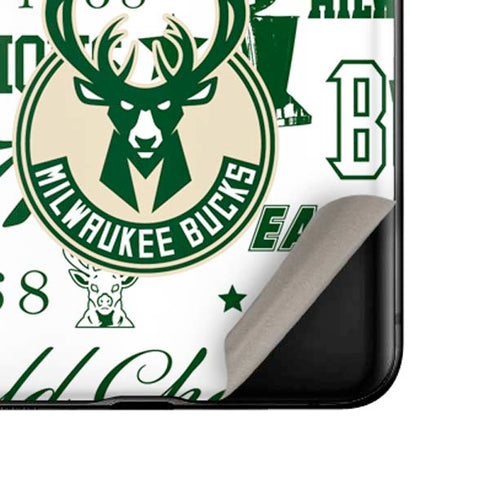 NBA Milwaukee Bucks Historic Blast New Galaxy Z Flip Skin
